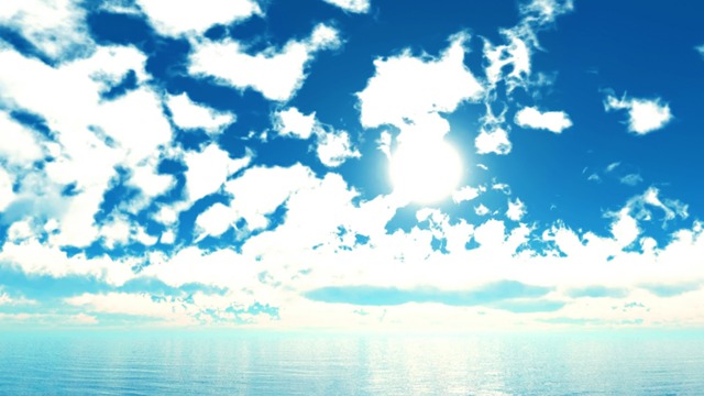 スカイドーム(日射しの強い青空) VOL.JJ4