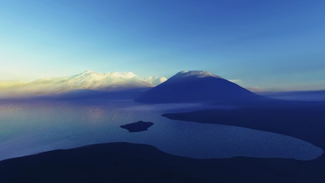 スカイドーム(朝の湖) VOL.LL3