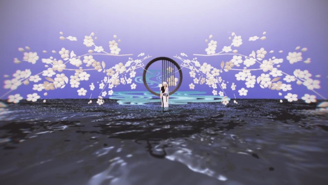 枝垂れ桜ステージ