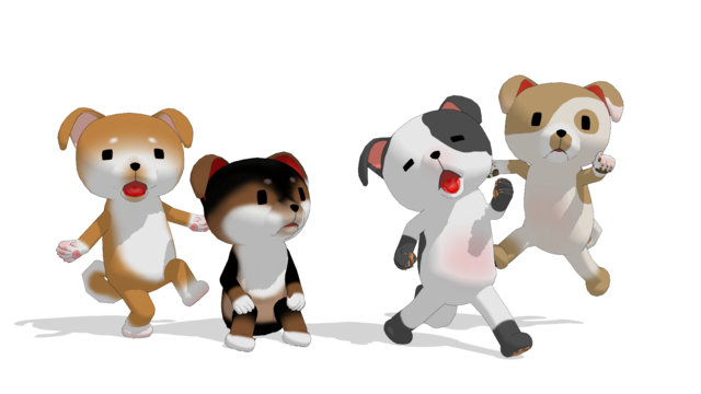 MMD用踊る犬ver1.02