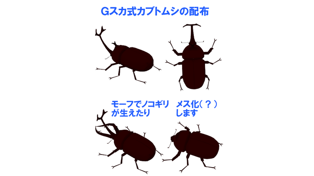 Ｇスカ式カブトムシ