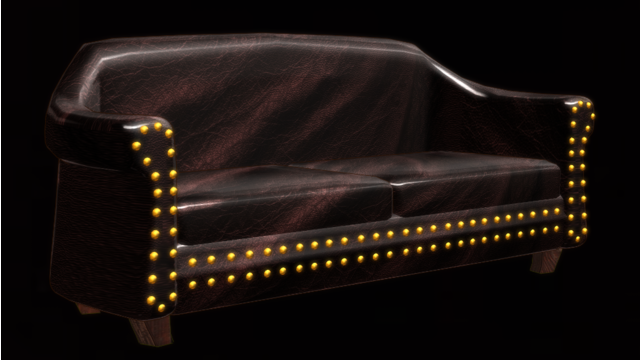 皮のソファー的な何か