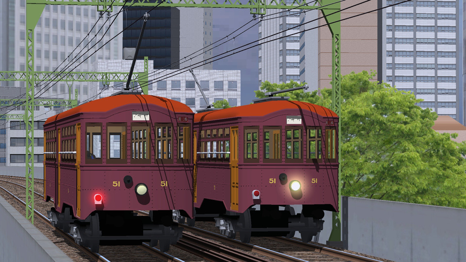 【RailSim】京浜電気鉄道デ51形