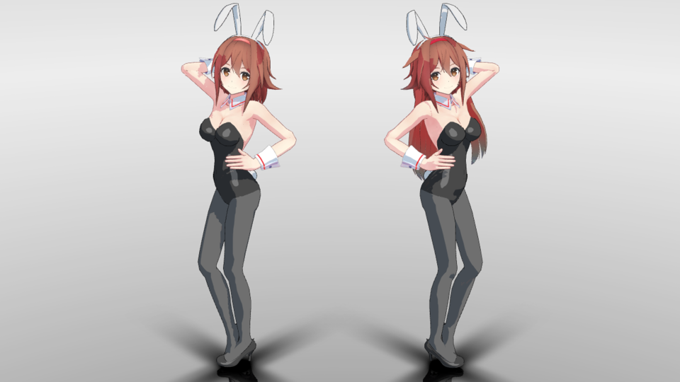 ぽんぷ長式改変白露＿バニー