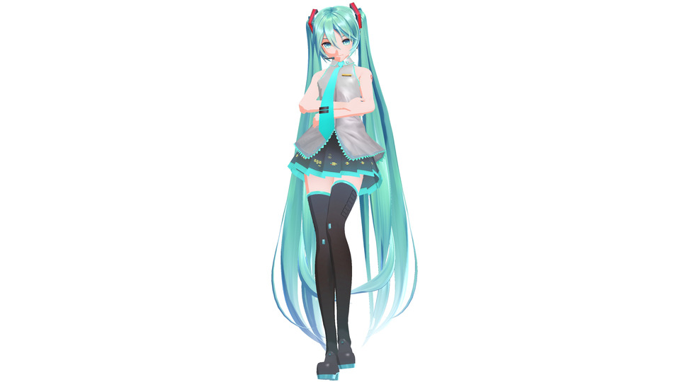 【MMD】腕組見下し