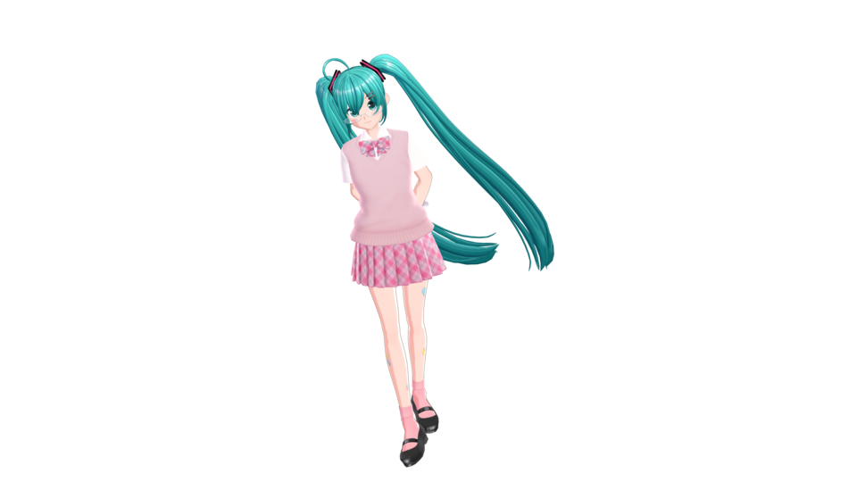 Aa 式 学生服 初音ミク v1.01