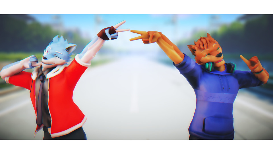 虎太式アズマ＆ウルММDモデル