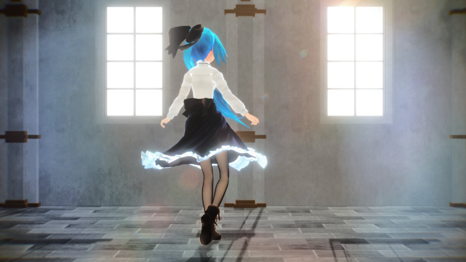 服をお披露目するときのターンモーション(vmd)