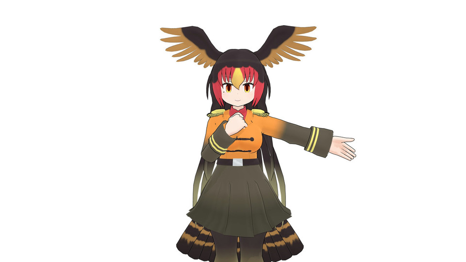 グアダルーペカラカラ（MMD けもフレ） BowlRoll