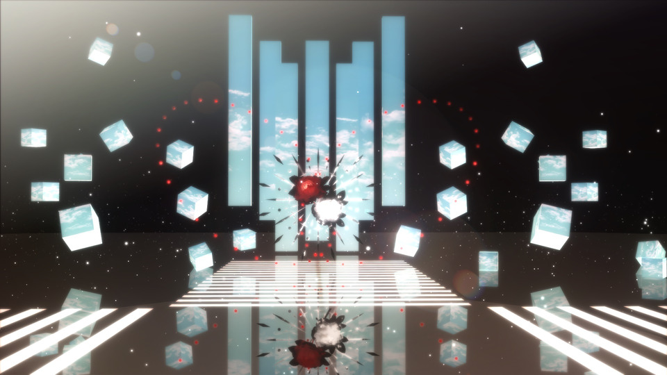 薔薇とキューブステージ【配布】