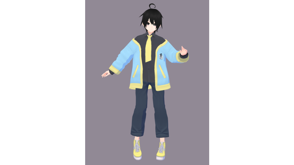 黄鏡式VRoid製黄鏡宙人