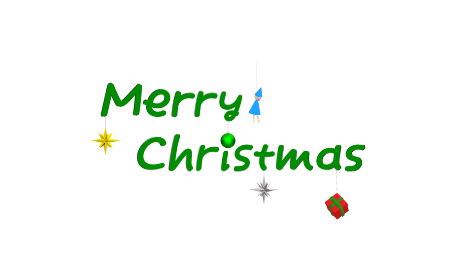 メリークリスマスの看板