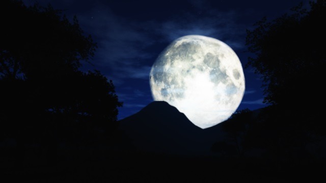 スカイドーム：月夜