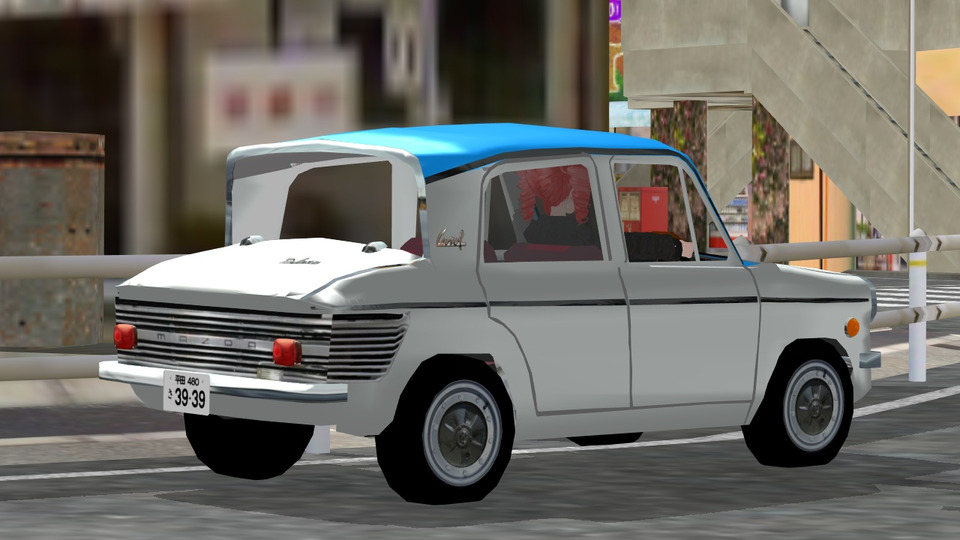 配布用マツダ キャロル 旧車 mmdモデル