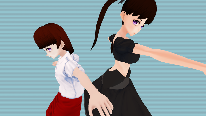 ヘルラージュ & ミアラージュ MMDモデル ver 1.00