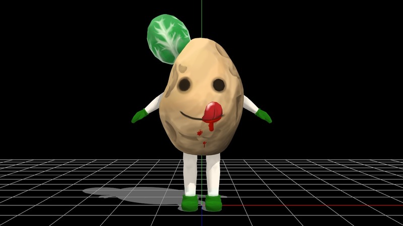 ぽてとくん MMDモデル