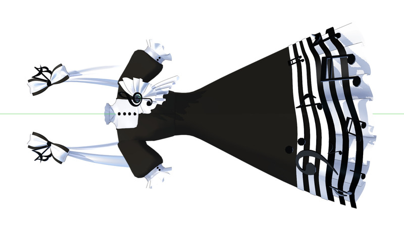 SOCUE MMDお着替え衣装企划：piano's dream