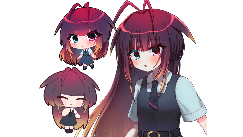 嗟音チカ立ち絵セット