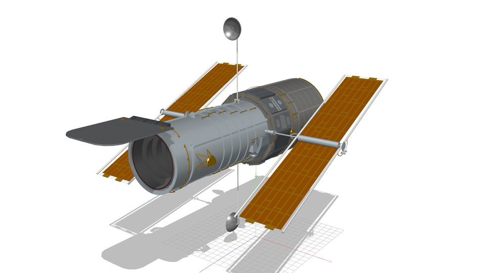 ハッブル宇宙望遠鏡MMDモデル