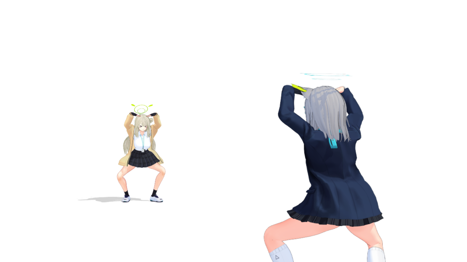 影真似の術モーション