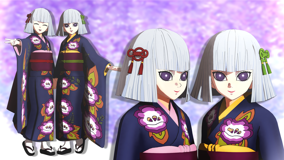 産屋敷 にちか】鬼滅の刃 産屋敷にちか アイロンビーズの図案 -