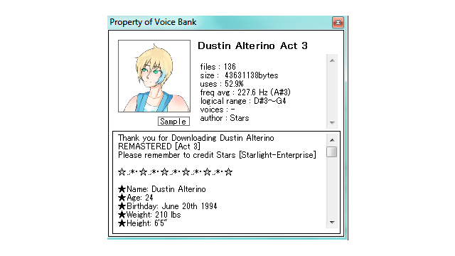 Dustin Alterino【Act 3】
