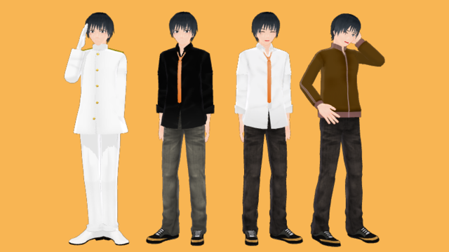 MMDオリキャラ 七海 v1.00