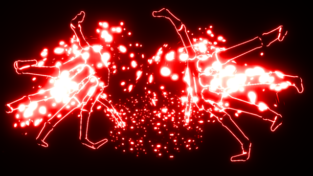 【MMD素材】常闇アクセサリ（骨型の腕や、闇のオーラ）