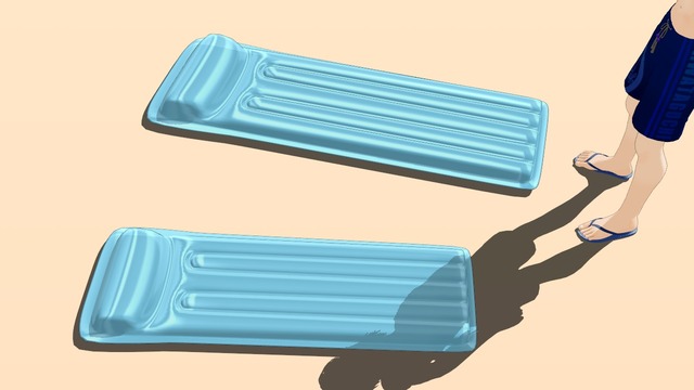 ベッド型フロート　モデル