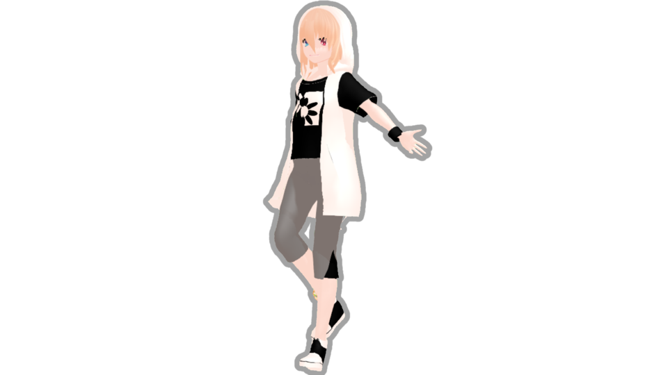 歌苗ダダ ねねこ式MMDモデル