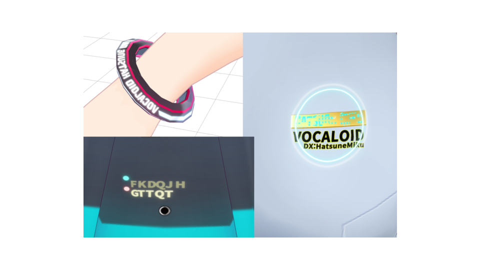 薄着ミクさん専用電飾部品