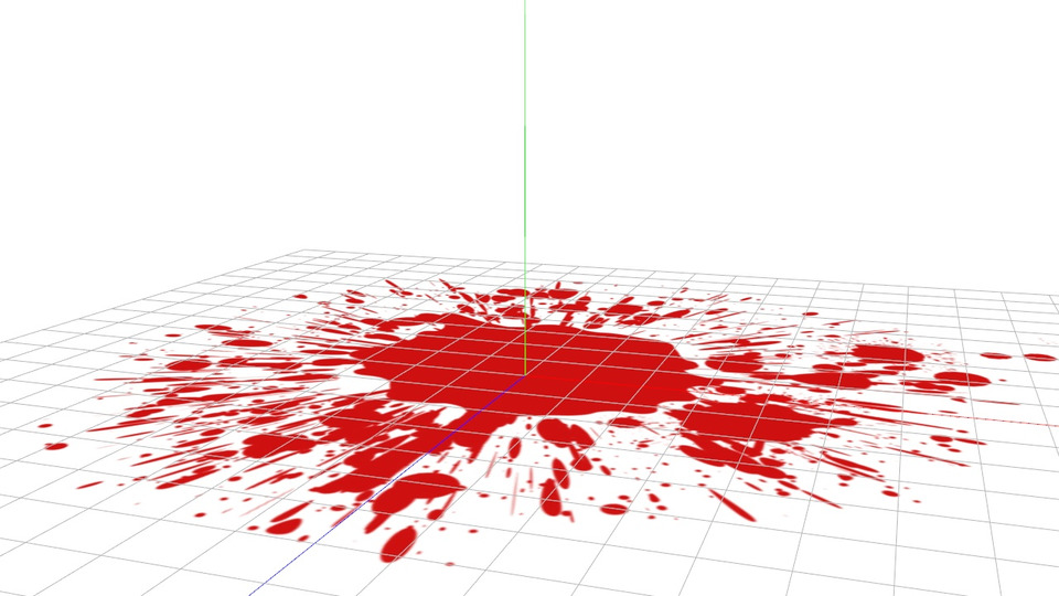 地面の血(Blood on the ground)