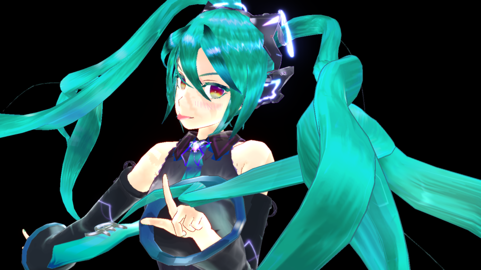 「らいざんミク」　MMD用PMXモデル　らいざん式初音ミク