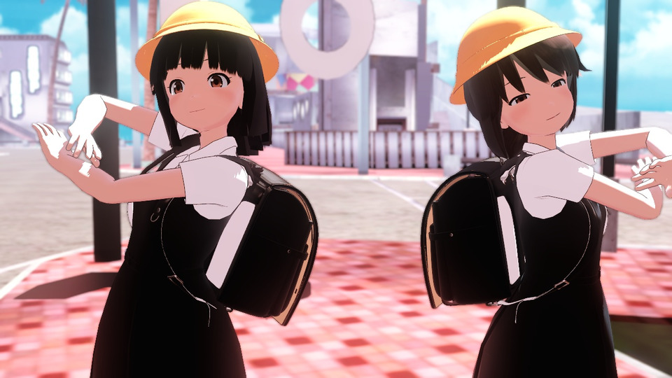 初雪　横浜雙葉学園小学校モデル盛夏服＆通学帽