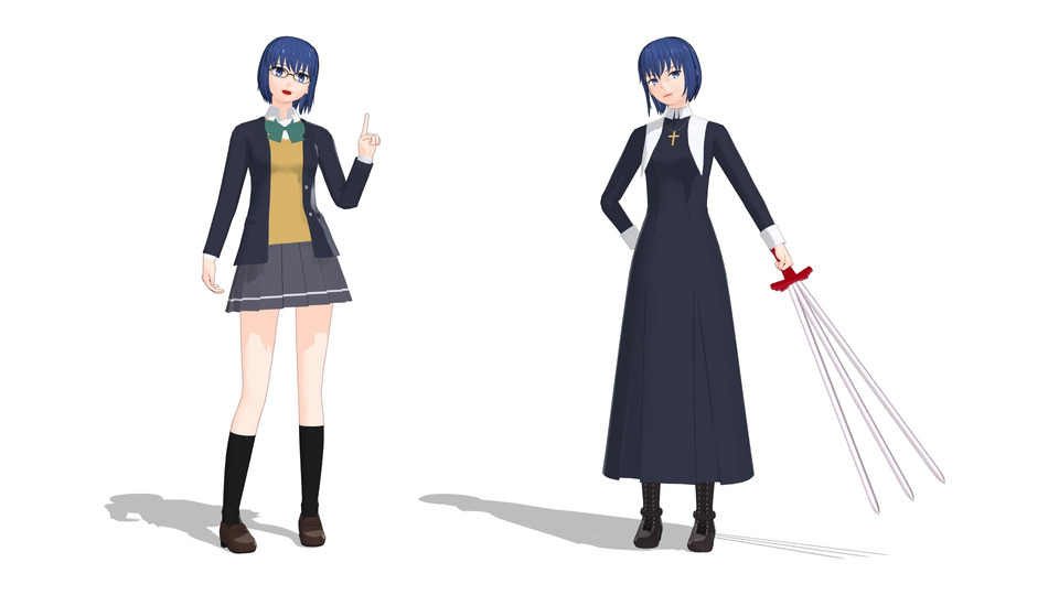 行成式シエル【モデル配布】