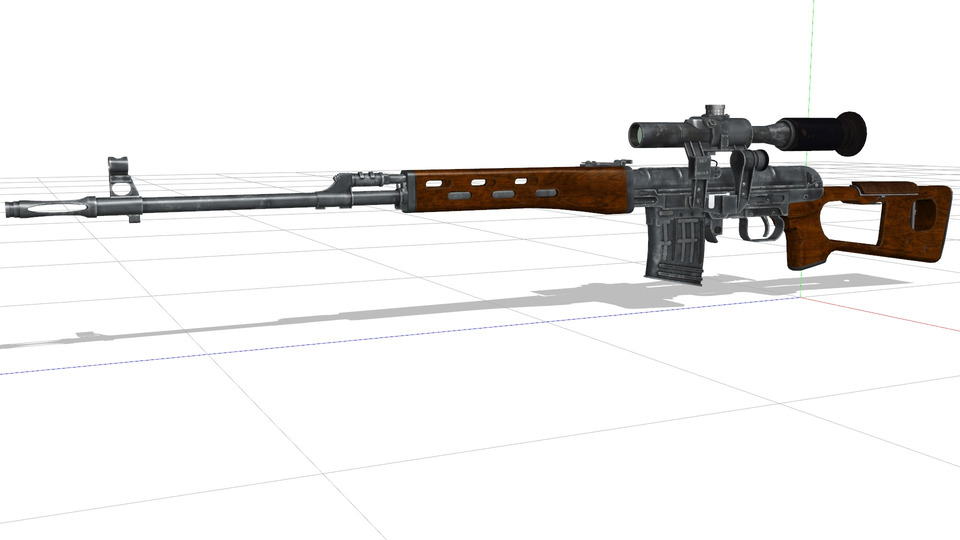 ドラグノフMMDモデル