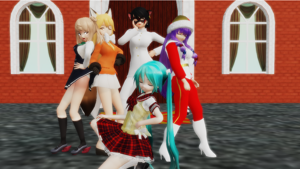 MMDカメラ配布】Carry Me Off 5人用カメラ - BowlRoll