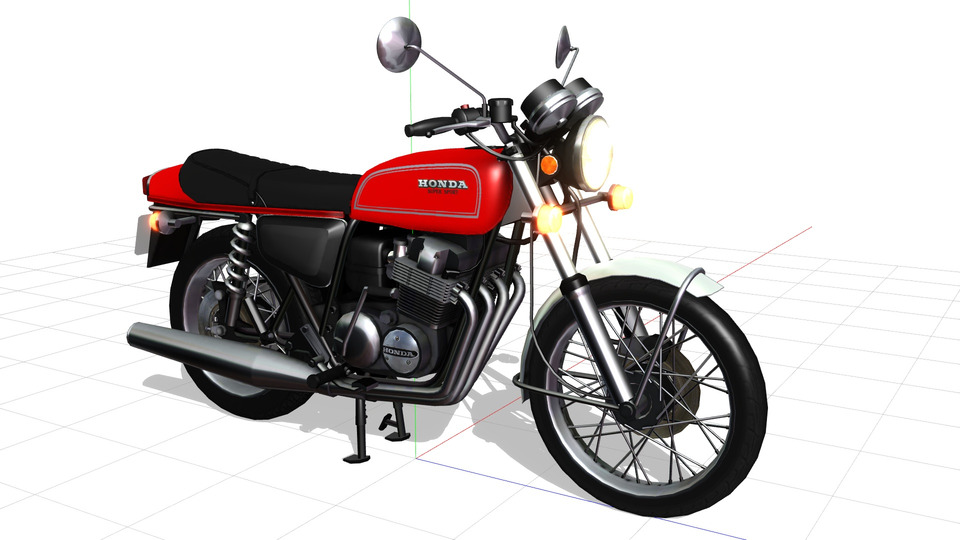 CB750フォアII　MMDモデル