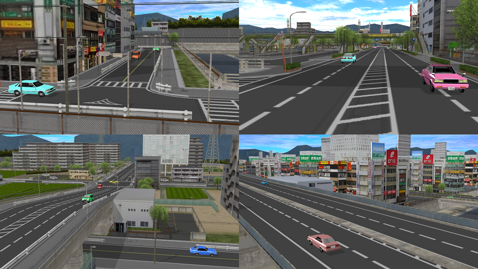 空色町でモブ自動車をたくさん走らせる