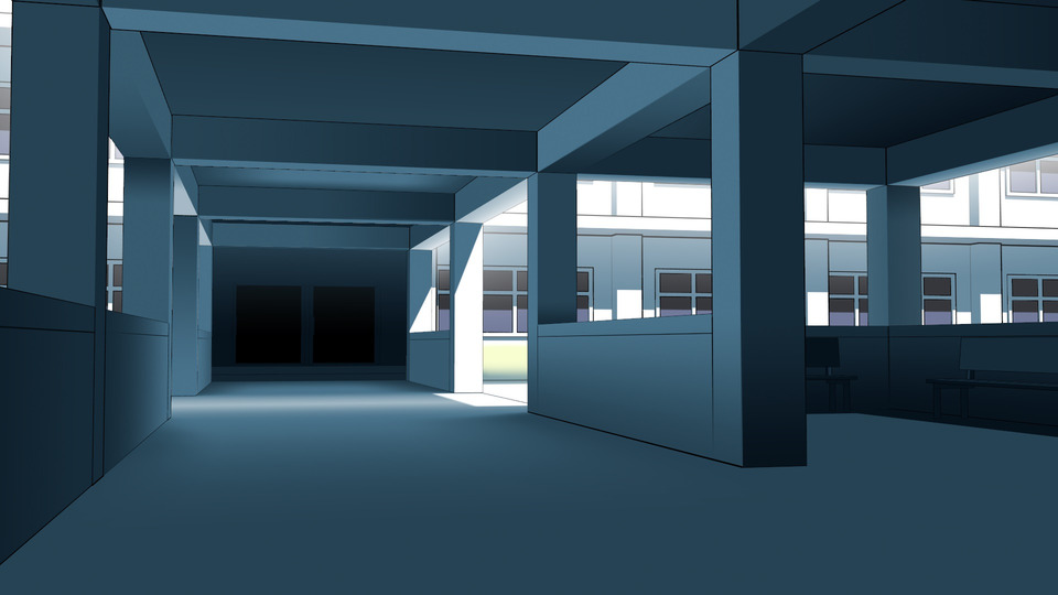 空色の渡り廊下