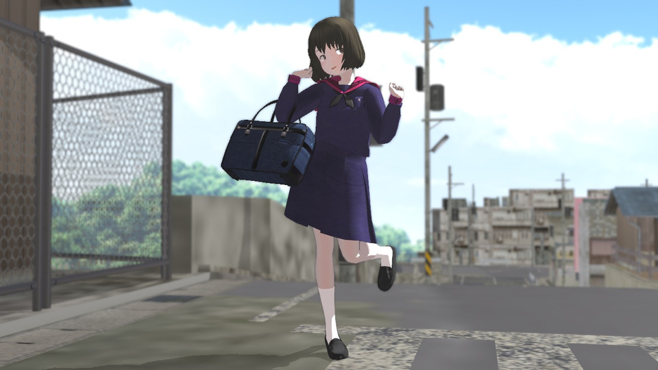 横浜共立学園冬服　玲子
