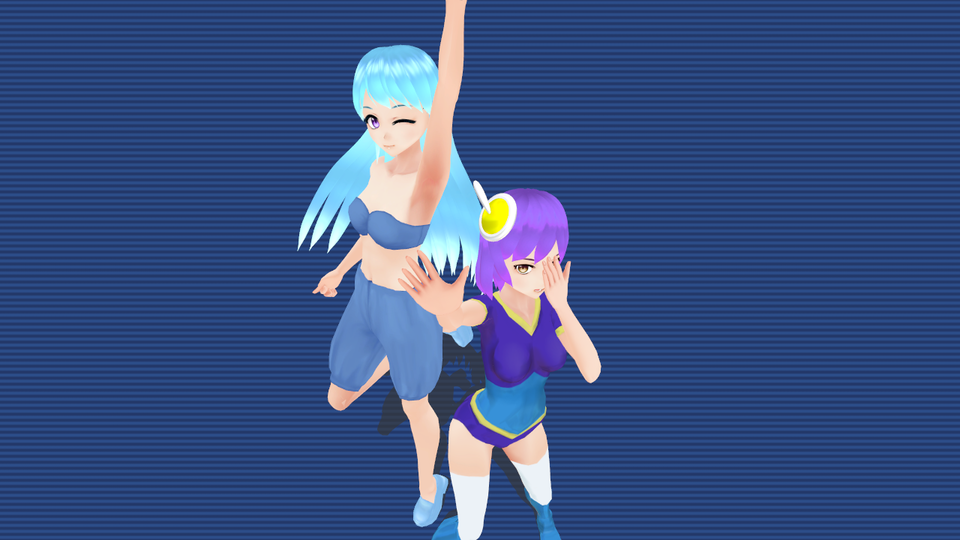 ヤエ & 雪乃 MMDモデル ver 1.00