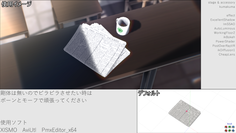 折り畳まれた新聞紙
