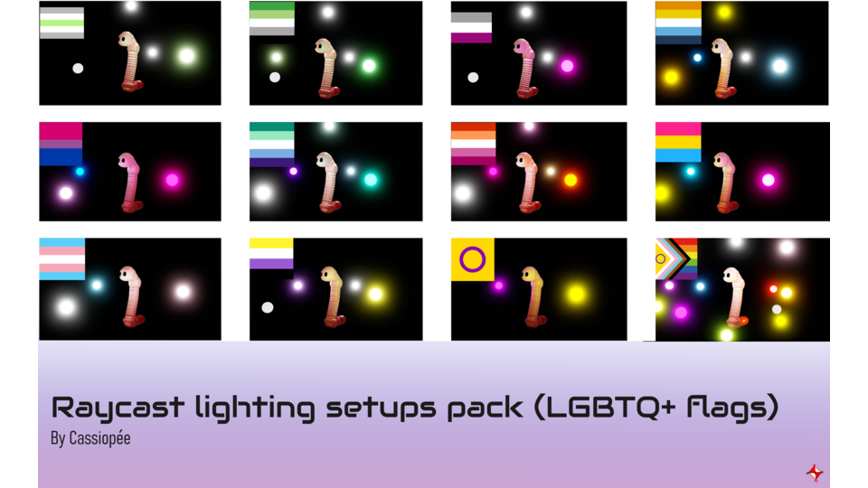 [MME] Ray lights setups (LGBTQ+)