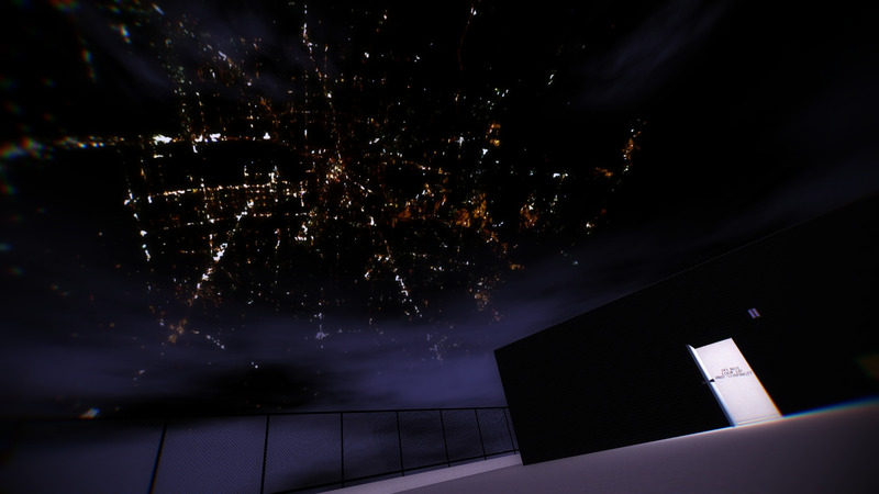 【CC0】スカイドーム 夜間光