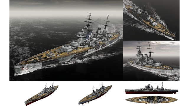 MMD用モブ超弩級戦艦1942(KMV)セット