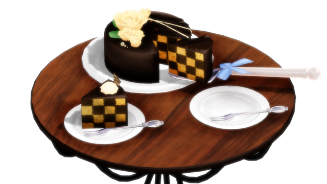 チョコケーキセット