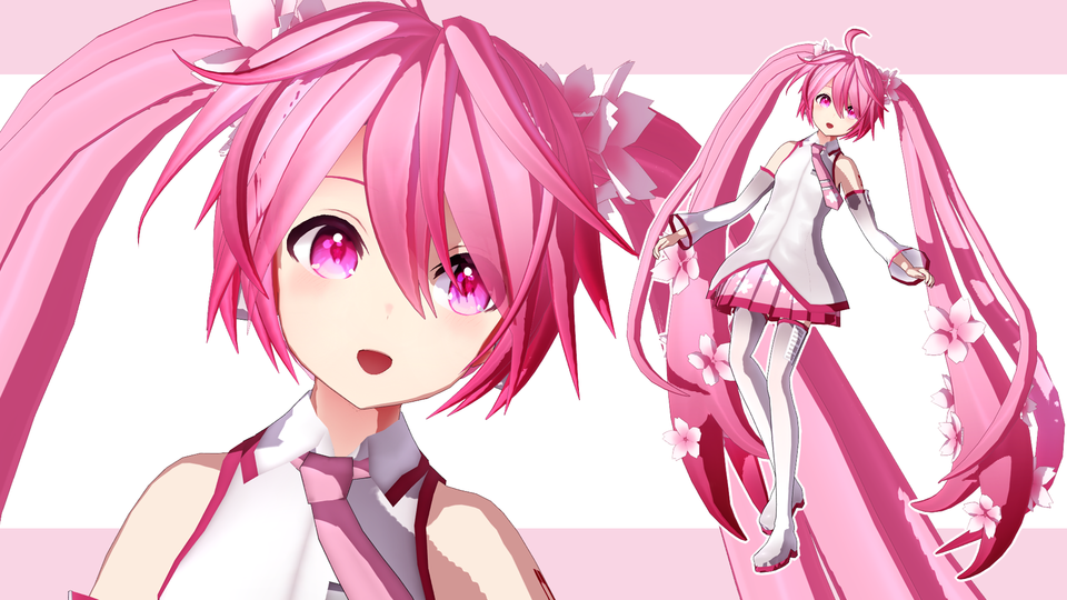 おナス式初音ミクver0.4(桜ミク風)