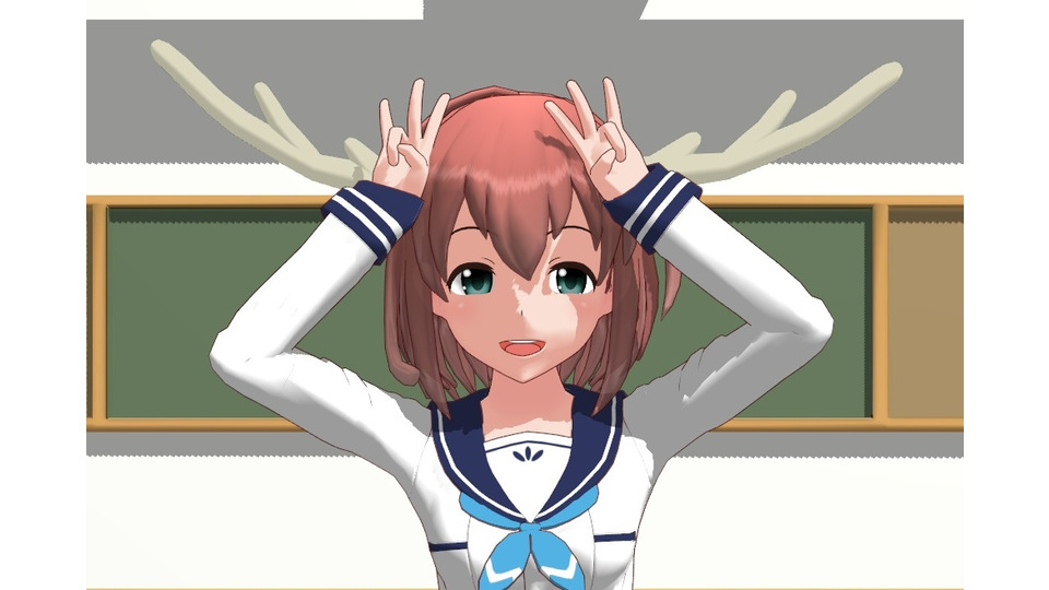 シカ色デイズ_ダンスモーションと「つの」のようなもの