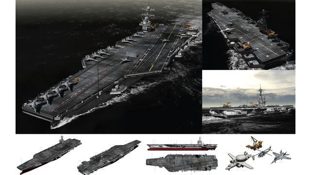 MMD用モブ航空母艦2016セット